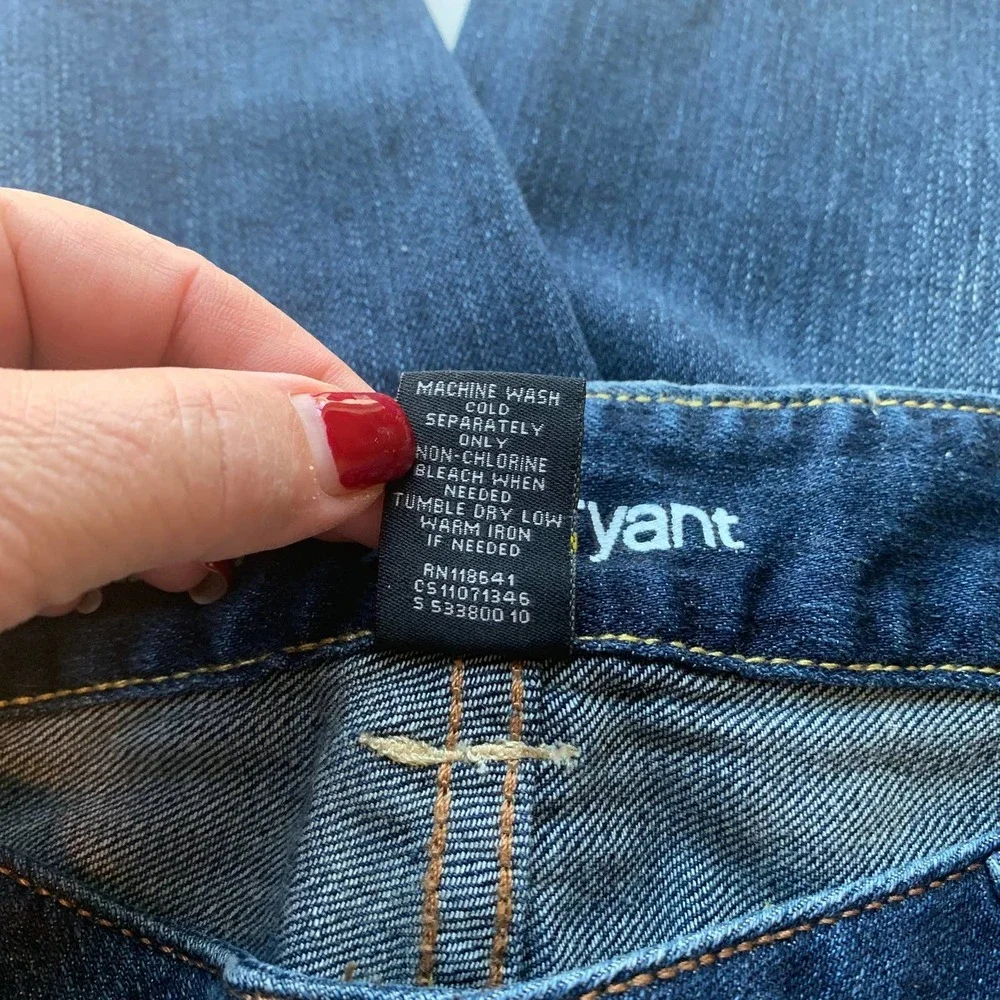 Lane Bryant Simply Straight 99% Cotton Denim Blue Jeans Women's Size 20 Average - Picture 8 of 8